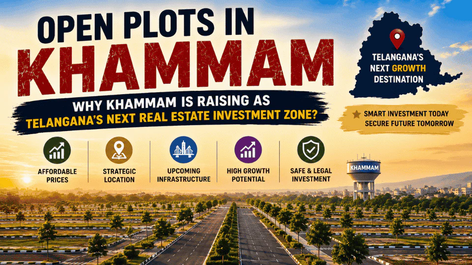 Open Plots in Khammam: Why Khammam is raising as Telangana's Next Real Estate Investment Zone.